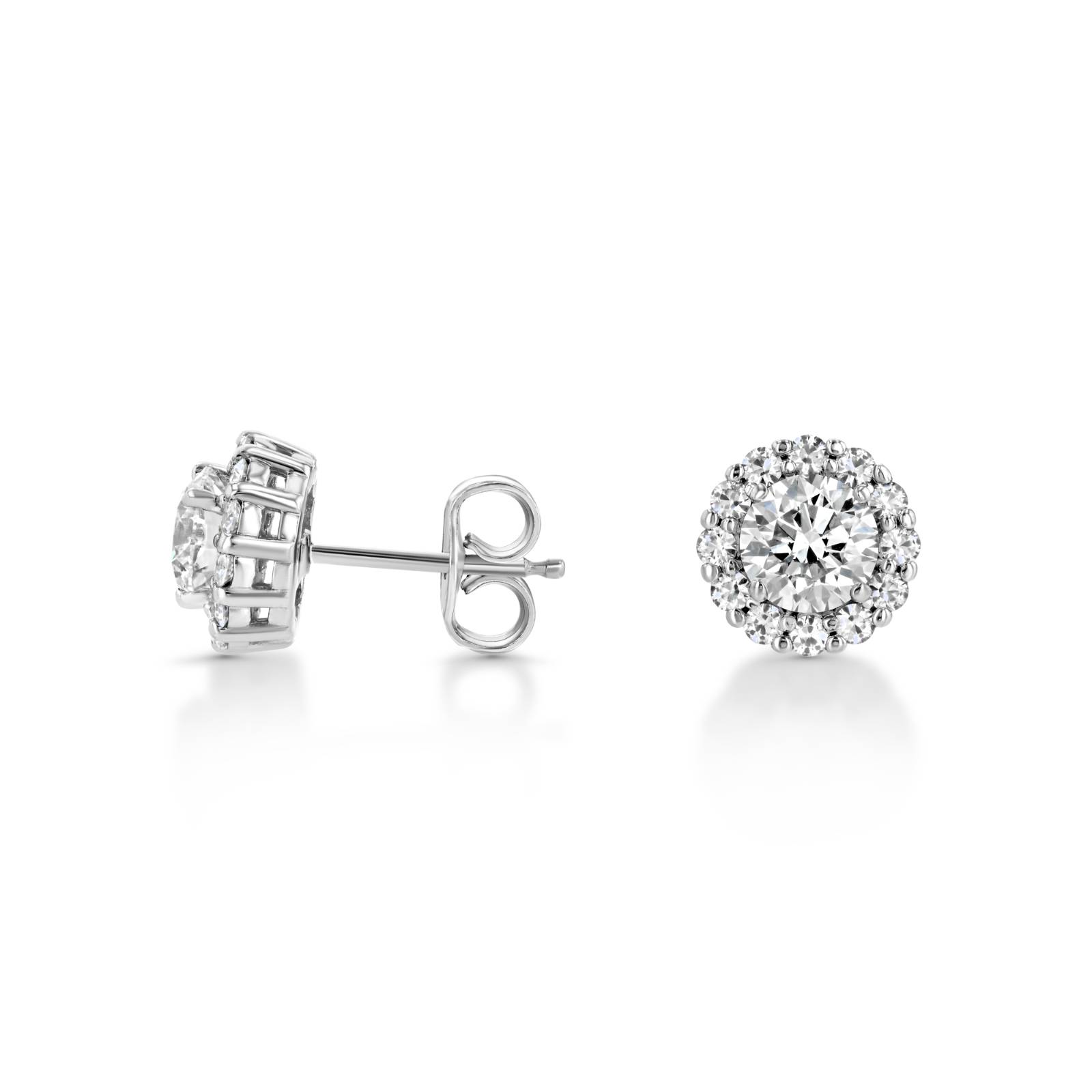 Andromeda Halo Stud Earrings