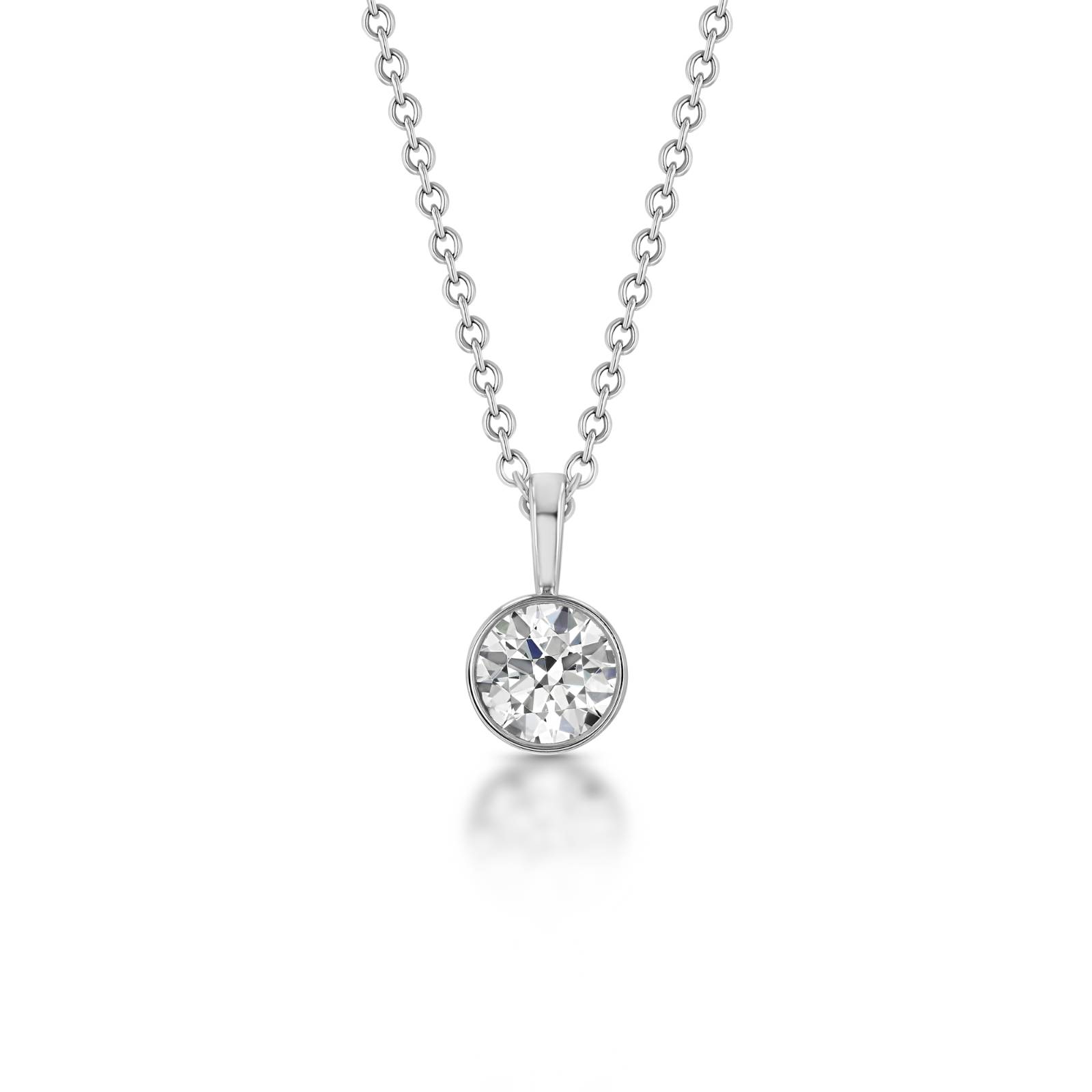 Avior Bezel Solitaire Pendant