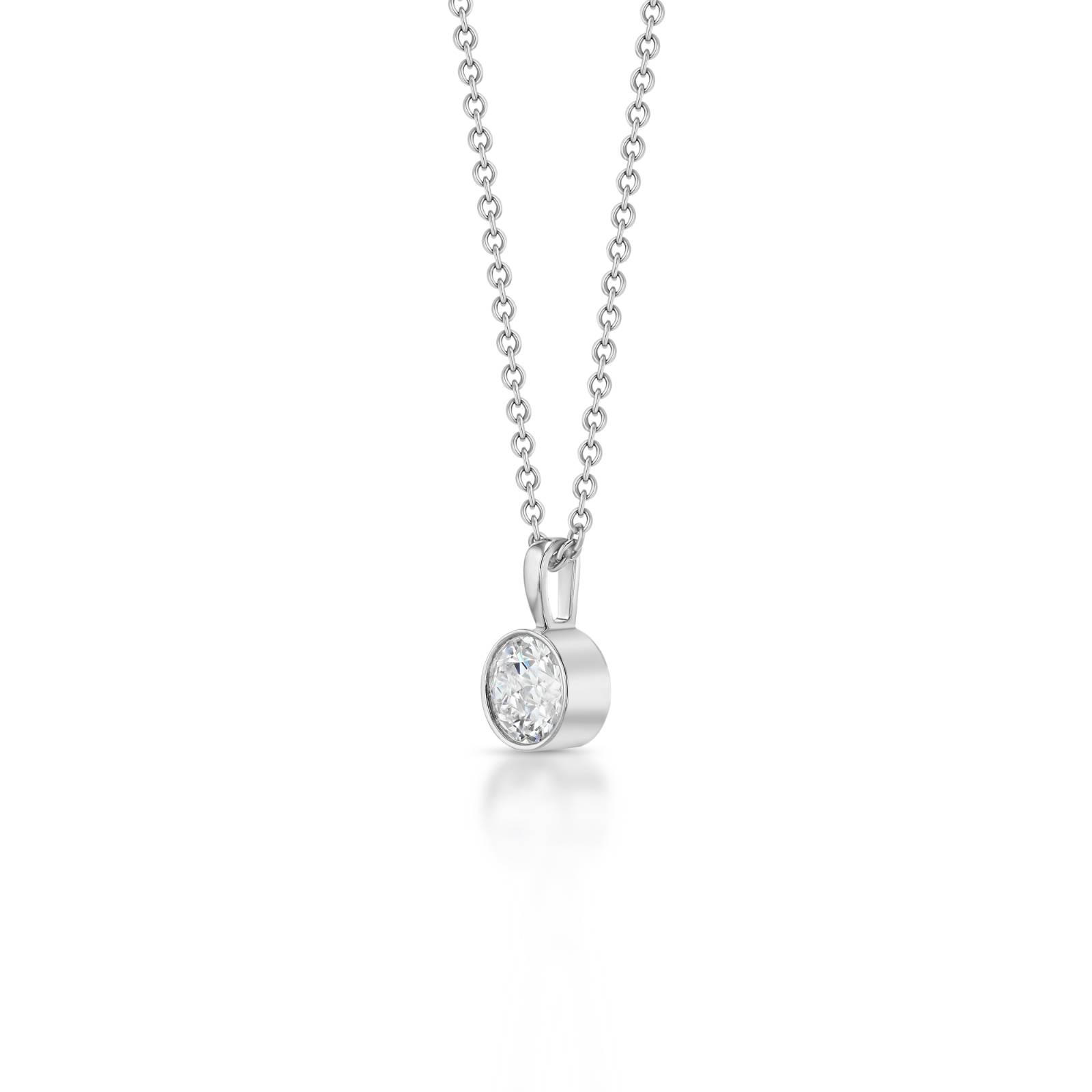Avior Bezel Solitaire Pendant