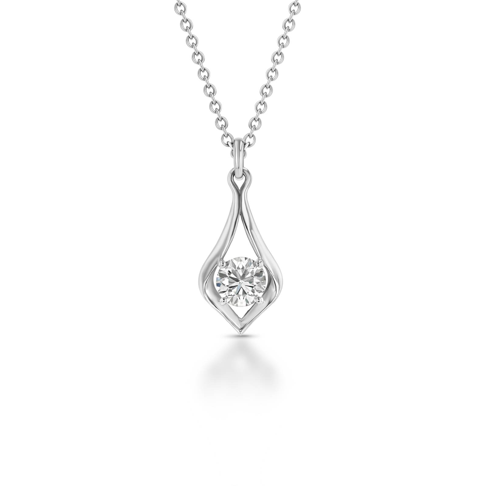 Vega Solitaire Pendant