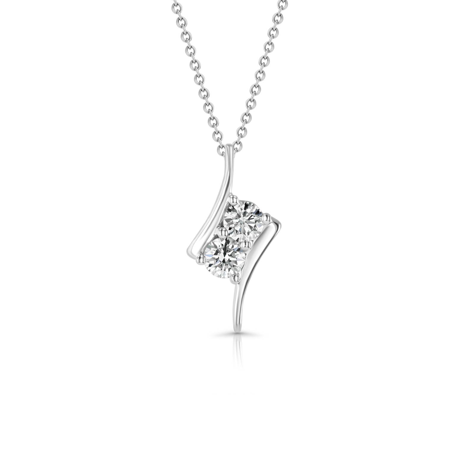Gemini Two-Stone Pendant