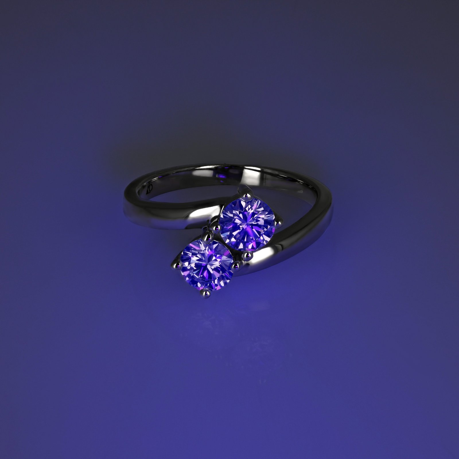 Gemini Two-Stone Ring