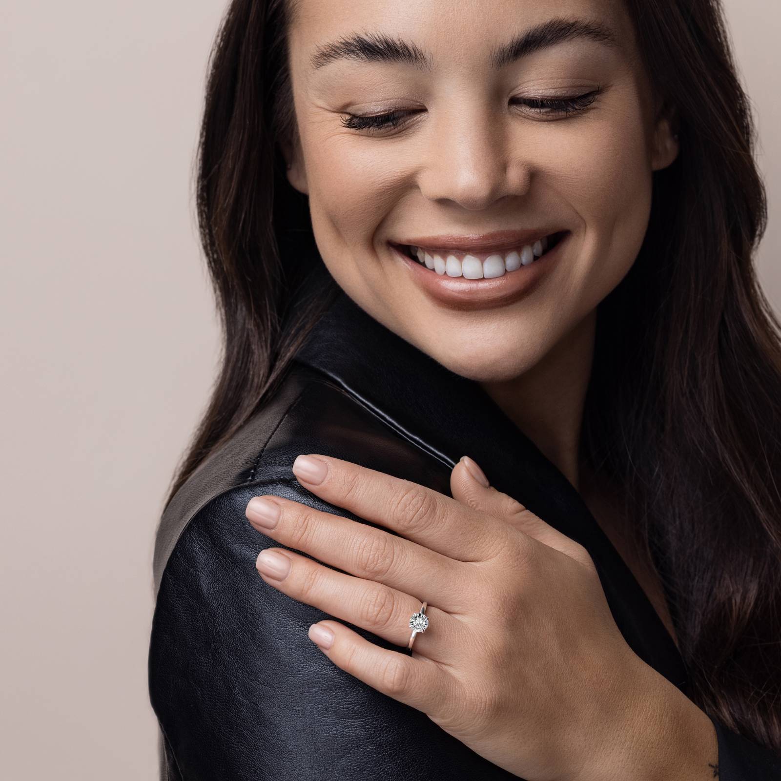 Lyra Solitaire Engagement Ring